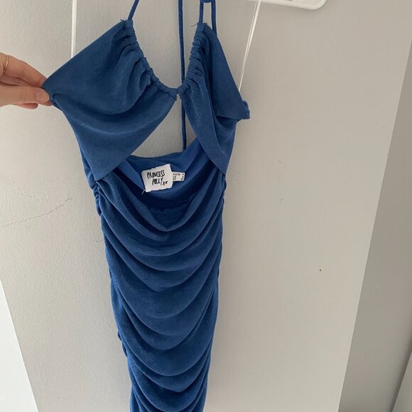 Princess Polly Chantel Mini Dress Blue - Picture 4 of 6